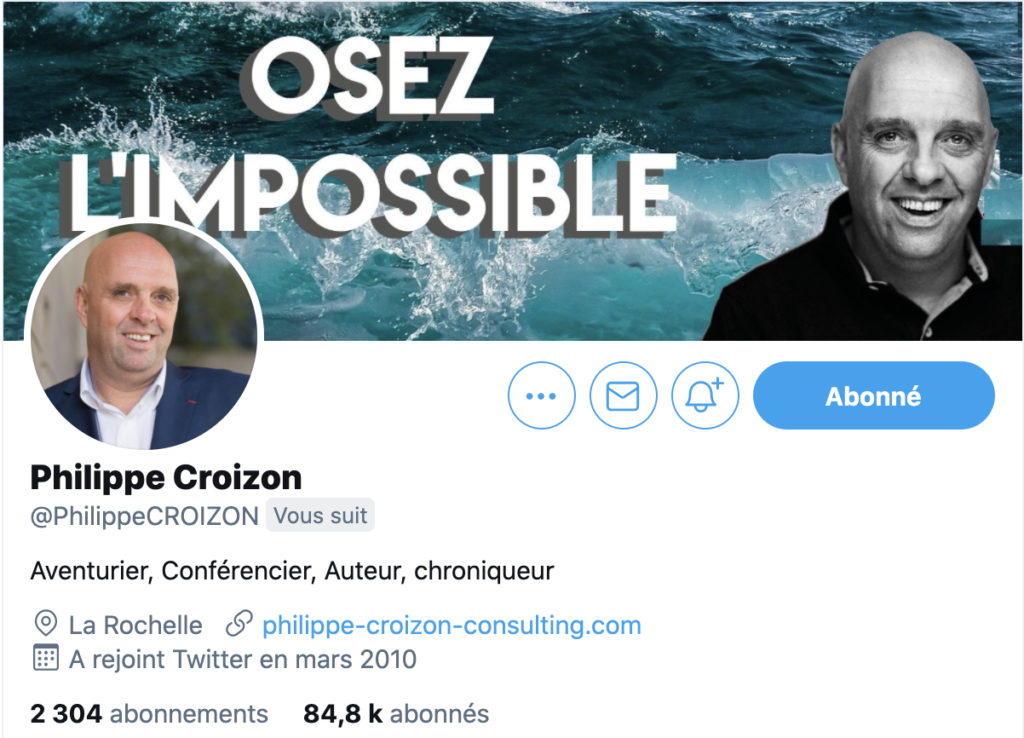 Twitter Philippe Croizon