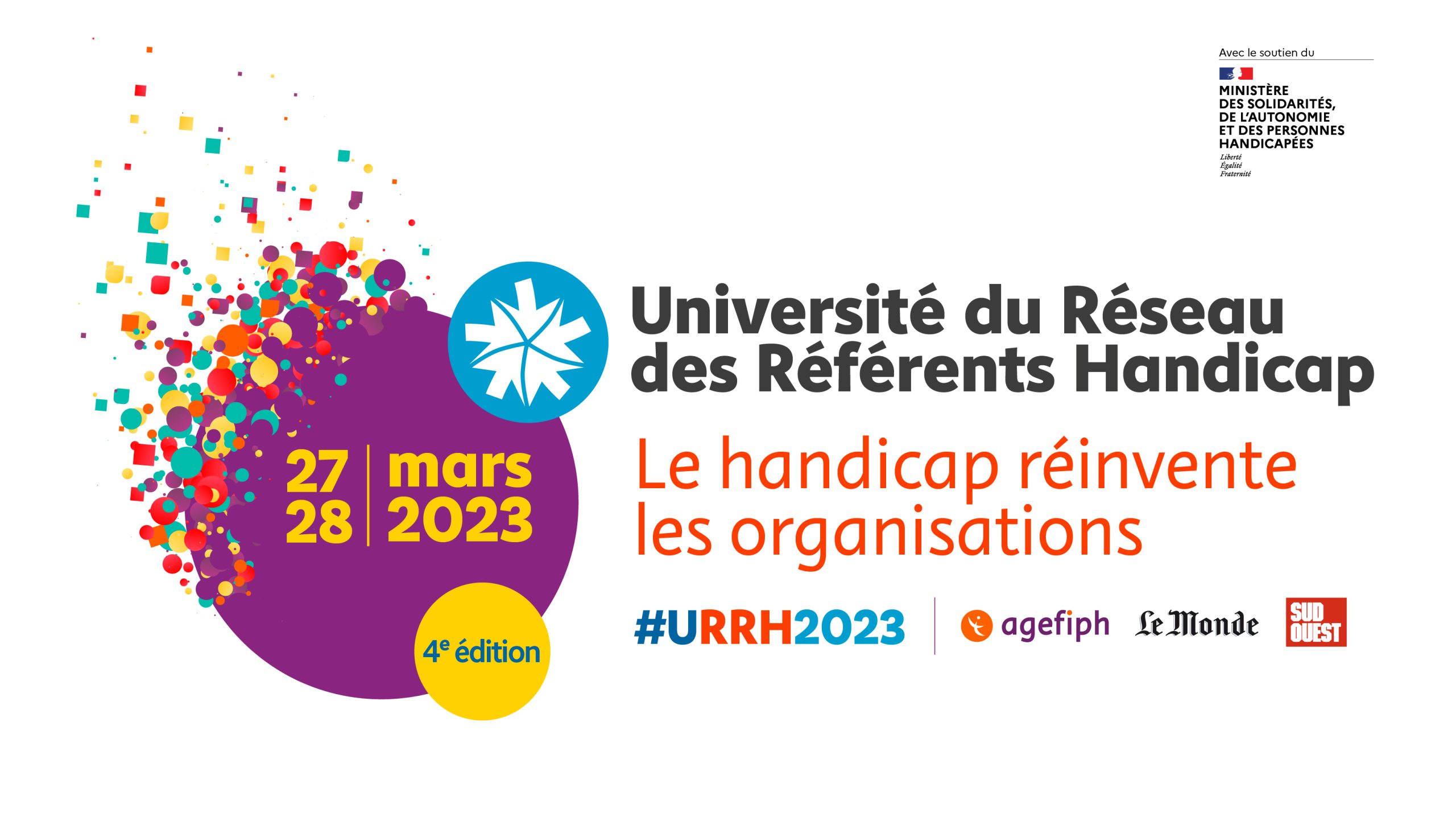 Participez à l'Université du Réseau des Référents Handicap de l'Agefiph !