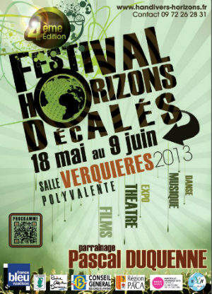 Festival Horizons Décalés du 18 mai au 9 juin 2013 Salle Verquières