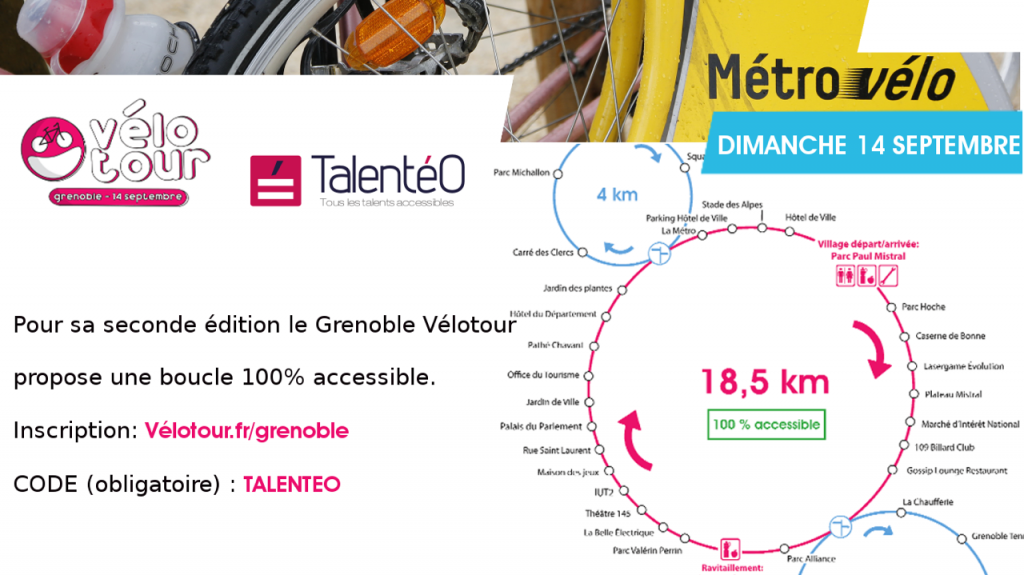 Mois de l’Accessibilité de Grenoble: tous en selle avec Talentéo pour le 1er Vélotour 100% accessible! 