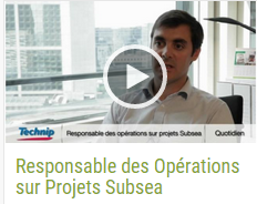 Responsable des Opérations sur Projets Subsea