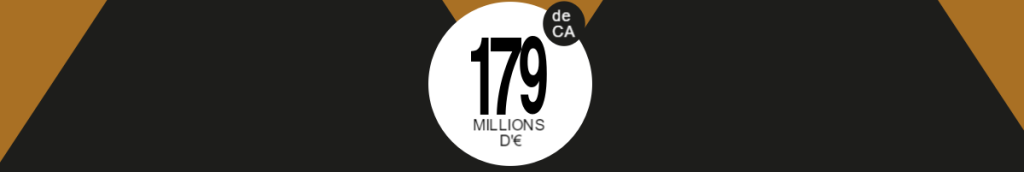 179 millions d'€ de CA