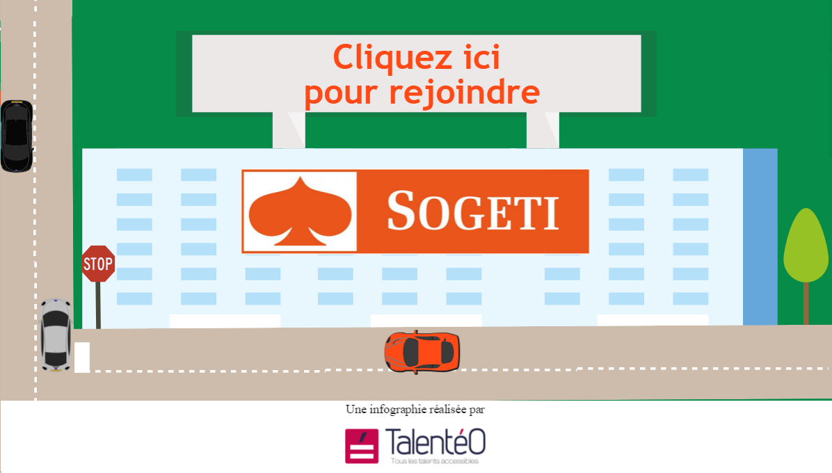 Cliquez-ici pour rejoindre Sogeti. Une infographie réalisée par Talentéo.