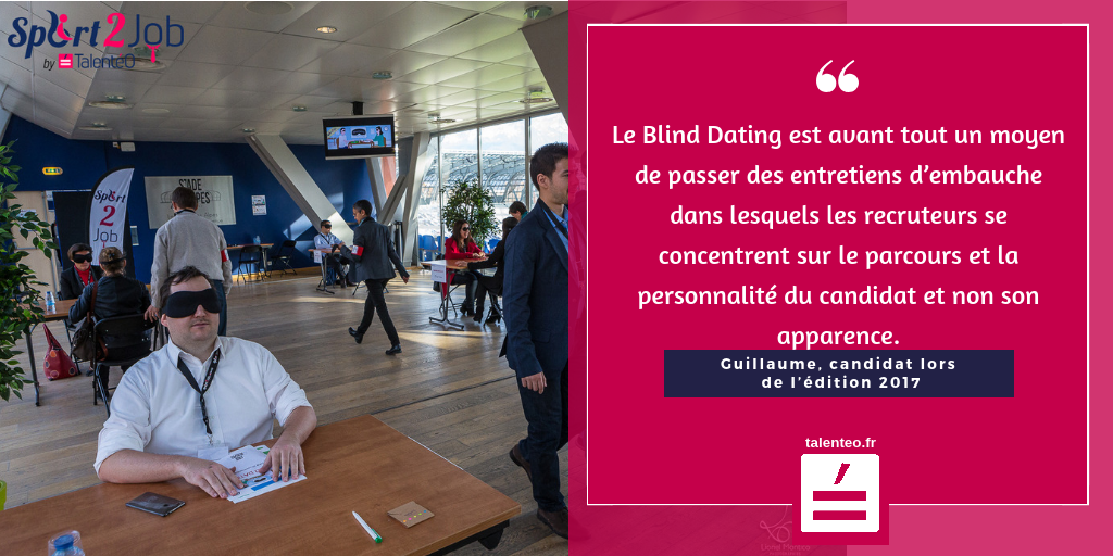 Le Blind Dating est avant tout un moyen de passer des entretiens d’embauche dans lesquels les recruteurs se concentrent sur le parcours et la personnalité du candidat et non son apparence.