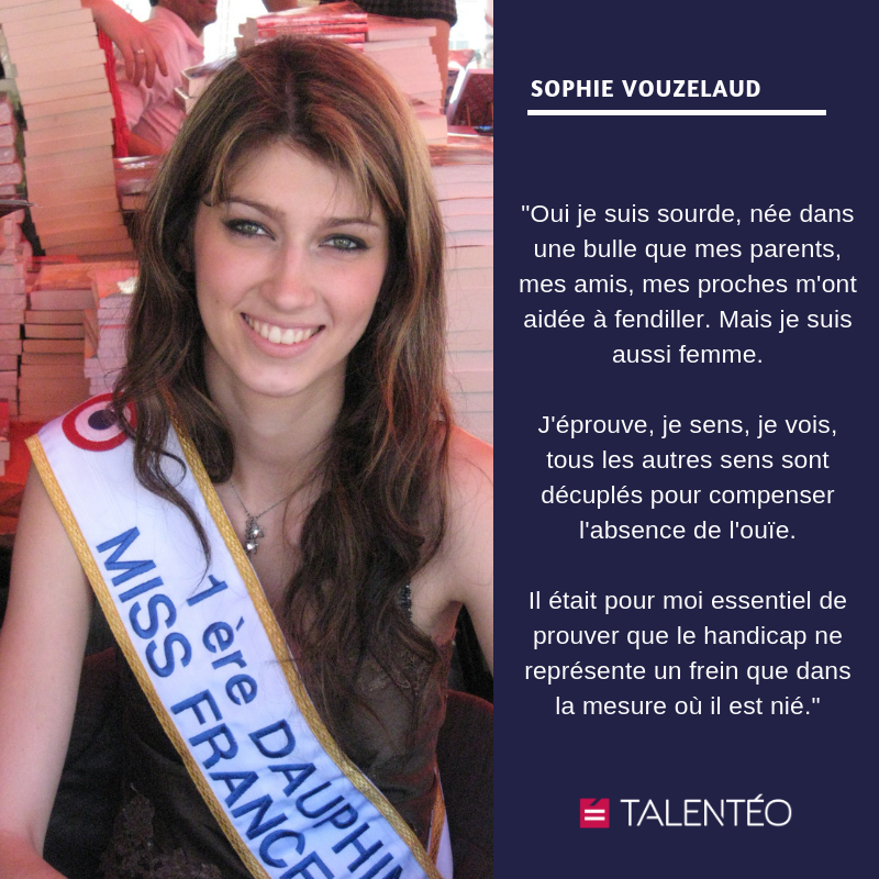 Sophie Vouzelaud : Miss malgré le handicap